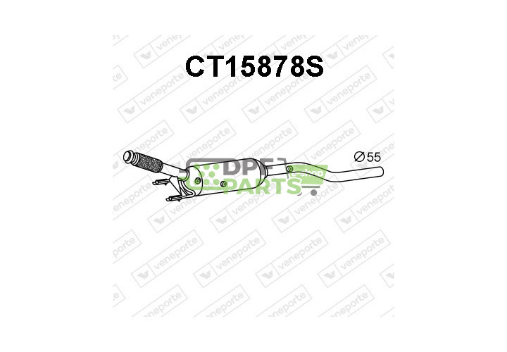 Filtry pevných částic DPF CITROËN / PEUGEOT - 1606411080 1606411280 1606601480