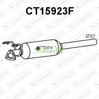 Filtry cząstek stałych DPF CITROËN / PEUGEOT - 1606604680  