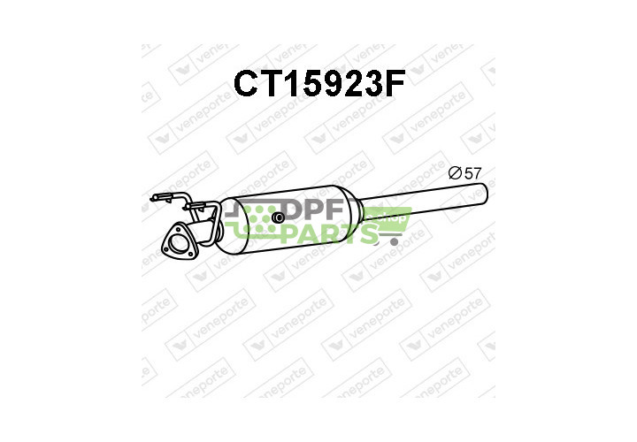 Filtry pevných částic DPF CITROËN / PEUGEOT - 1606604680