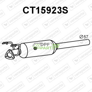 Filtry pevných částic DPF CITROËN / PEUGEOT - 1606604680