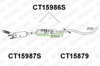 Filtry pevných částic DPF CITROËN / PEUGEOT - 1606411480 1606607180 1607187080