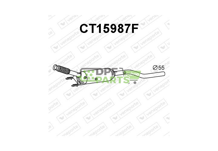Filtry pevných částic DPF CITROËN / PEUGEOT - 1606411480 1606411880 1606607180
