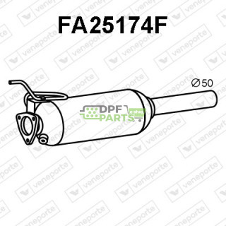 Filtry pevných částic DPF FIAT - 51771691 51793067 51861471