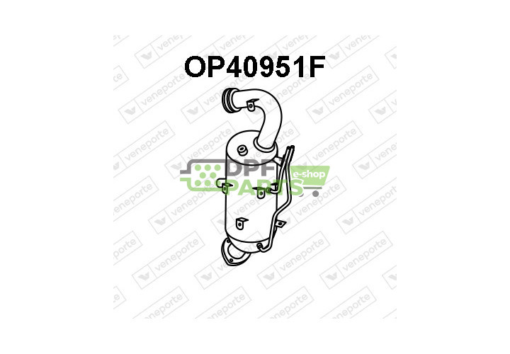 Filtry cząstek stałych DPF CHEVROLET / OPEL / VAUXHALL - 25183176 25184392 4818256