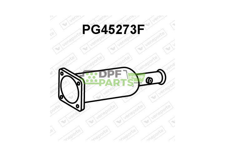 Filtry pevných částic DPF PEUGEOT - 1731GJ 174022