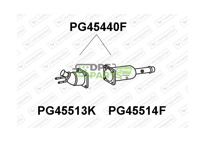 Filtry pevných částic DPF PEUGEOT - 1731FV 1731S7 1731X0