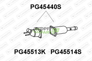 Filtry pevných částic DPF PEUGEOT - 1731FV 1731S7 1731X0