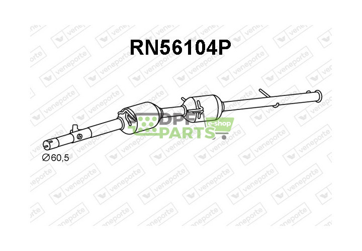 Katalyzátor SCR FIAT / NISSAN / OPEL / RENAULT / VAUXHALL - 2001000Q3A 200101116R 200108504R