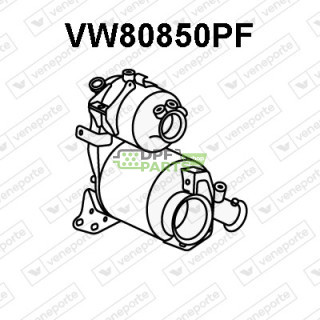 Katalizator SCR AUDI / SEAT / SKODA / VOLKSWAGEN - 04L131602MX 04L131648C 04L131648CX