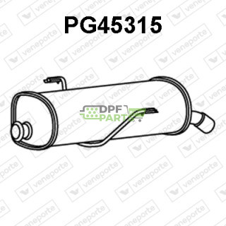 Tłumik PEUGEOT - 1726GY 1726SG 1726XA