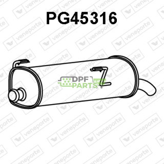 Tłumik PEUGEOT - 1726NY 1726TL 1726TN