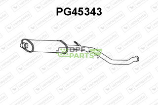 Tłumik PEUGEOT - 1717A2 9809881180 