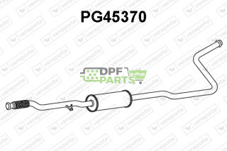 Tłumik CITROËN / PEUGEOT / TOYOTA - 17410YV020 B000893280 