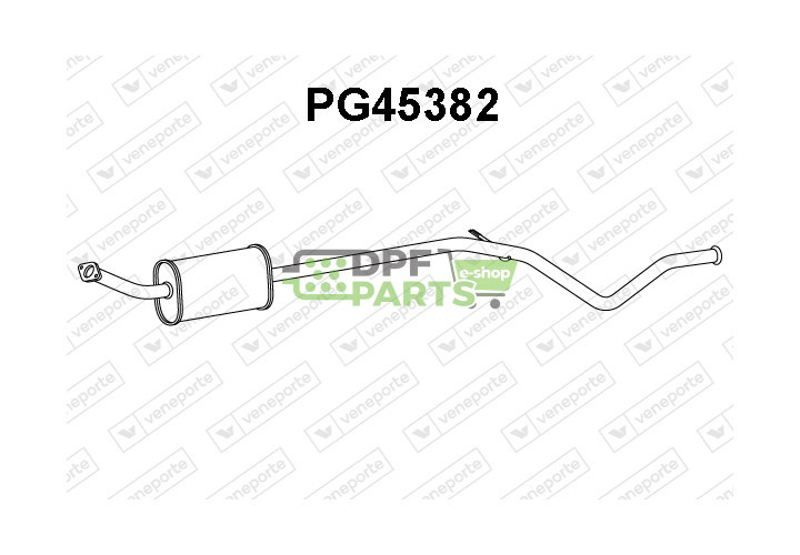 Tłumik CITROËN / PEUGEOT - 1717AK 1717P0 1717R3