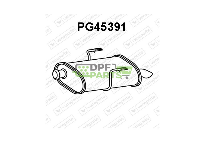 Tłumik PEUGEOT - 1726AA 1726EA 1726EE