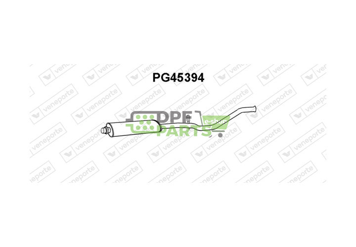 Tłumik PEUGEOT - 1717Q4 9800524380 