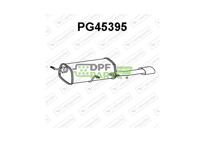 Tlumič PEUGEOT - 1726QY 1726YT 9800524980