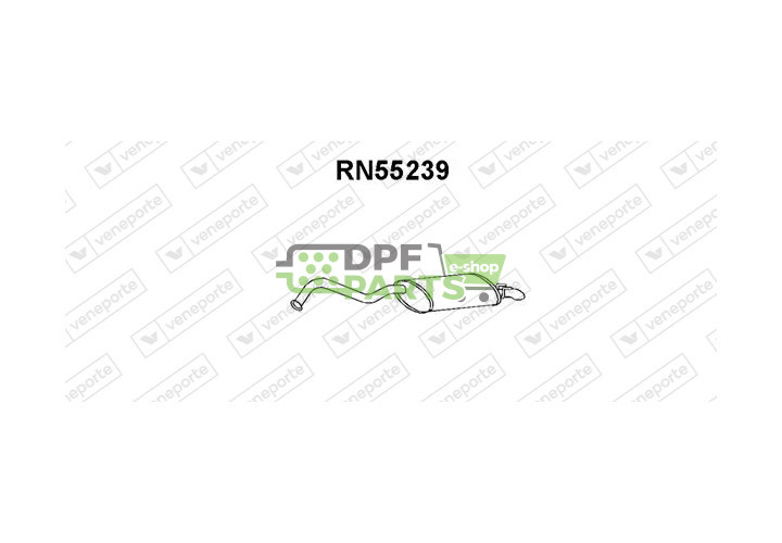 Tłumik RENAULT - 7700436439 7700796588 7700796593