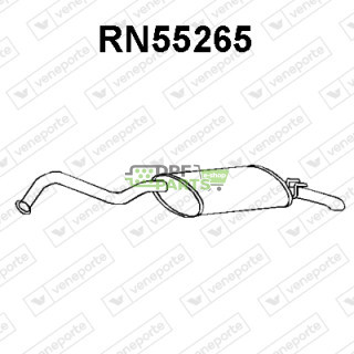 Tłumik RENAULT - 7700769595 7700777682 7700796589