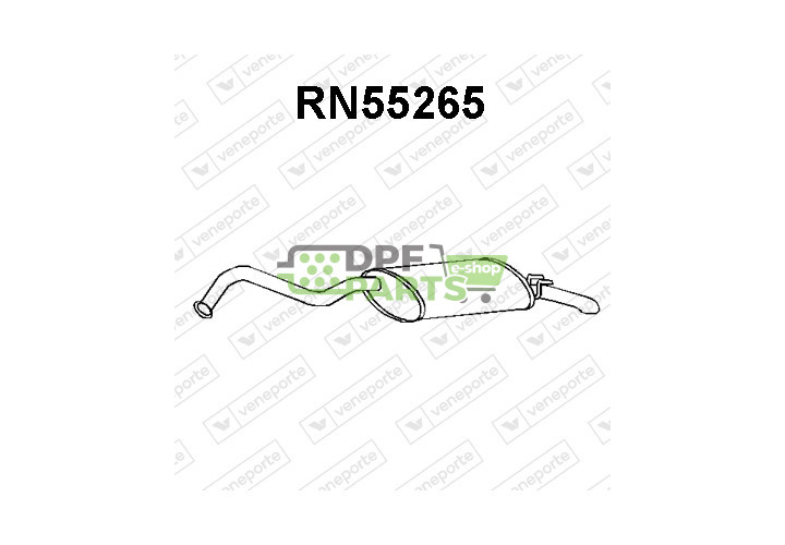 Tłumik RENAULT - 7700769595 7700777682 7700796589