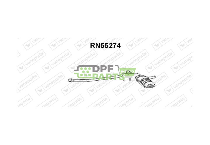 Tłumik RENAULT - 7700769593 7701470071 