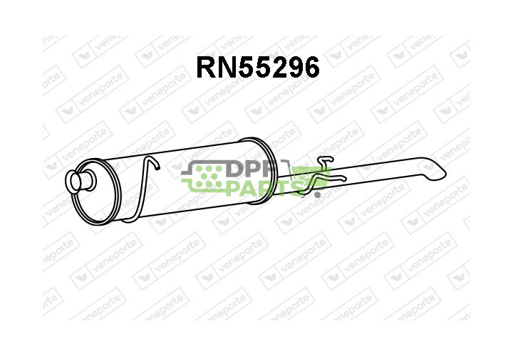 Tłumik NISSAN / OPEL / RENAULT / VAUXHALL - 201000069R 2010000Q0M 2010000Q2F