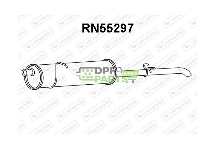 Tłumik NISSAN / OPEL / RENAULT / VAUXHALL - 201000072R 2010000Q1A 4420820