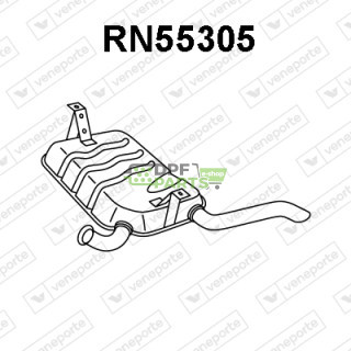 Tlumič RENAULT - 8200017589 8200256279