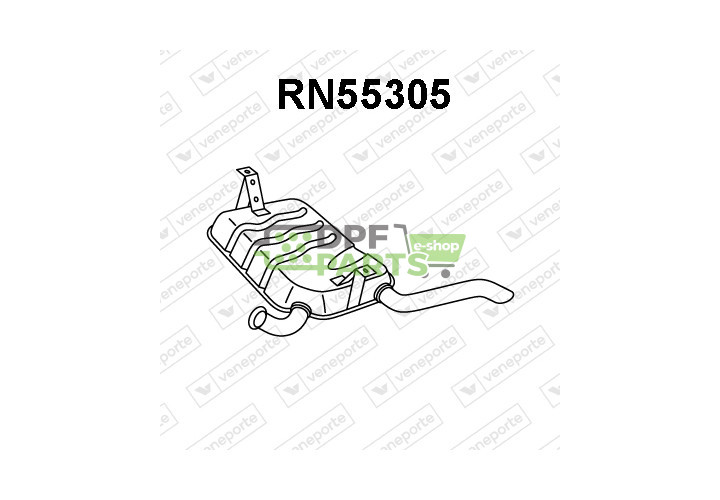 Tlumič RENAULT - 8200017589 8200256279