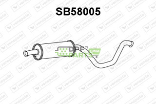 Tłumik SAAB - 4225918 4226320 4528253