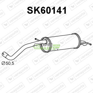 Tlumič SEAT / SKODA - 6R6253609AA 6R6253609AK 6R6253609AS