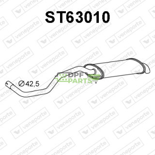 Tłumik SEAT - 6K6253609AB  