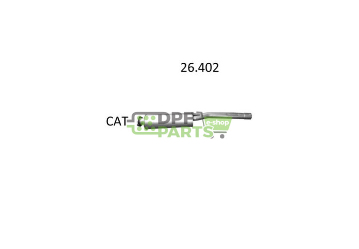 Tłumik środkowy LEXUS GS III 430 - 4.3 - 1741050430