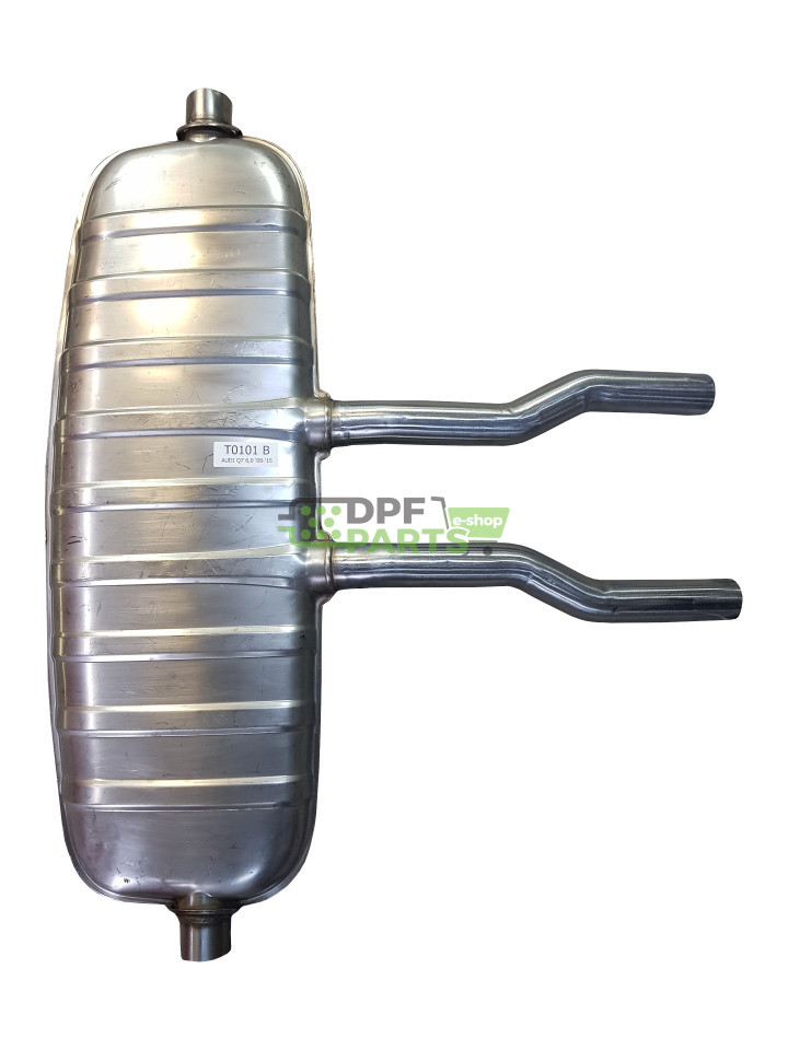 Tłumik końcowy AUDI Q7 - 6.0 TDI V12 - 7L8253609AJ 7L8253609G