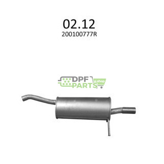 Tłumik końcowy AUDI A4 1.8 2000-2008 -