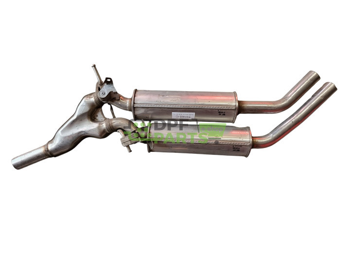 Tłumik środkowy AUDI A6 C6 - 2.0 TFSi - 4F0253409K P1336