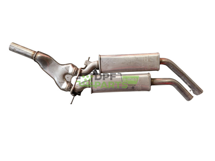 Tłumik środkowy AUDI A6 C6 - 2.0 TFSi - 4F0253409K P1336