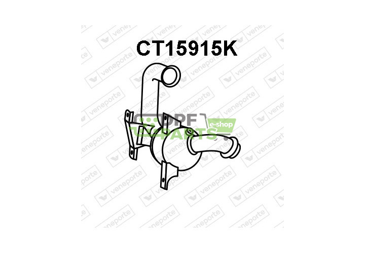 Katalizator CITROËN / OPEL / PEUGEOT / TOYOTA / VAUXHALL - 9804925980 9817106280 SU001A6759