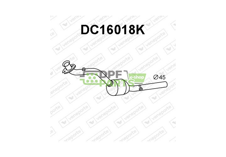 Katalizator DACIA / RENAULT - 200287282R 200288788R 200289190R