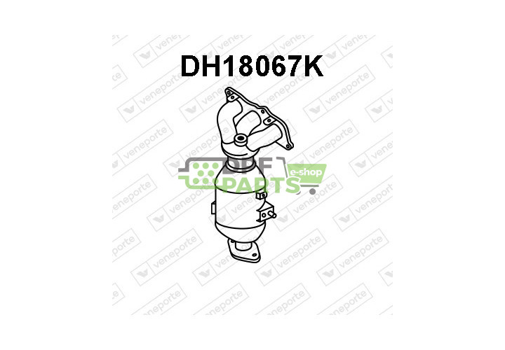 Katalizator DAIHATSU - 25051B2110 25051B2111 