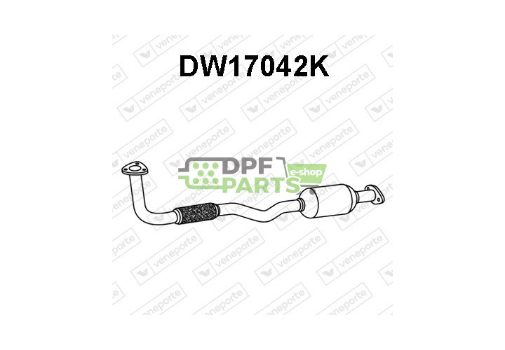 Katalizator DAEWOO - 6001018 96314233 
