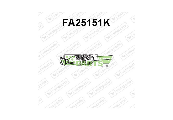 Katalizator FIAT / LANCIA - 7624639 7748871 