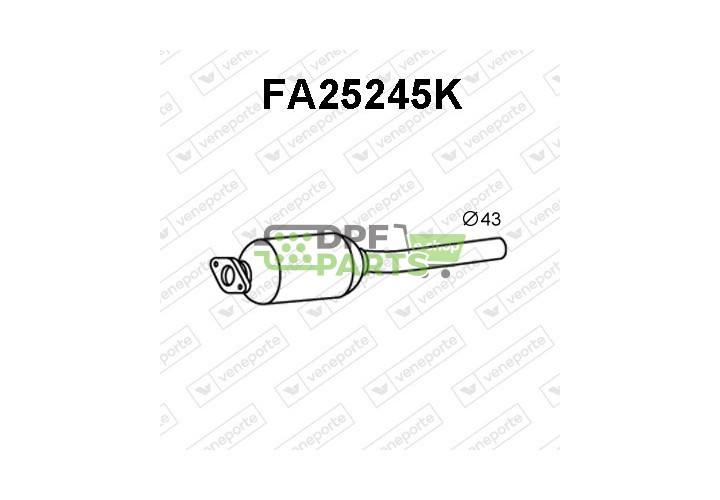 Katalizator FIAT / LANCIA - 46433199 46520012 46534352
