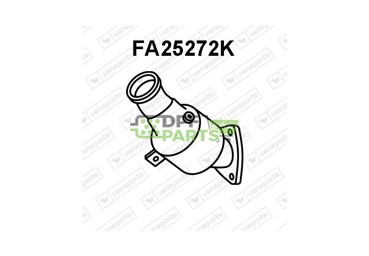 Katalizator FIAT - 1366660080 1385360080 
