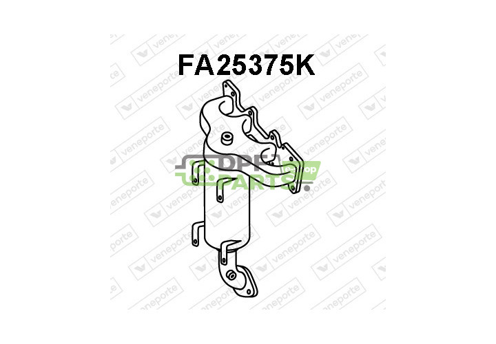 Katalizator ALFA ROMEO / FIAT - 50527721 51824930 51864892