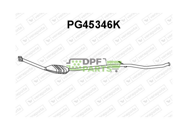 Katalizator PEUGEOT - 17055F 1705ET 1705Q0