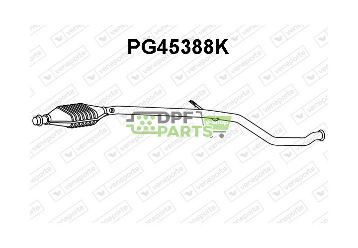 Katalizator PEUGEOT - 170627 170628 1731E4