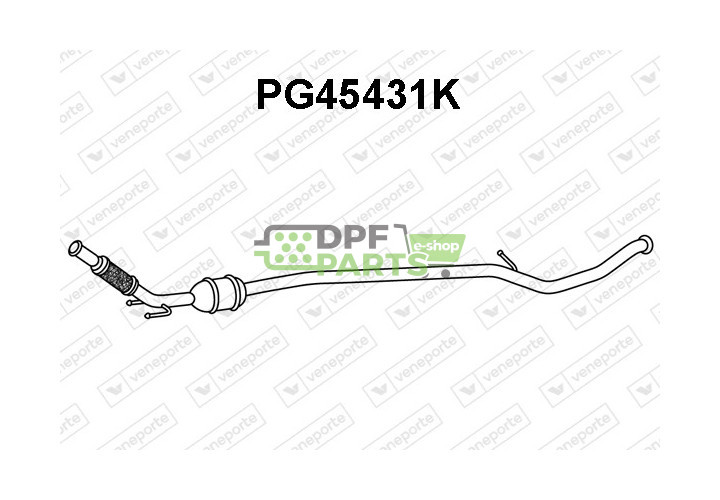 Katalizator PEUGEOT - 1607341580 1705NR 1705QK