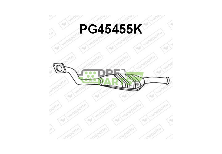 Katalizator CITROËN / FIAT / PEUGEOT - 1480810080 1705AF 1705AG