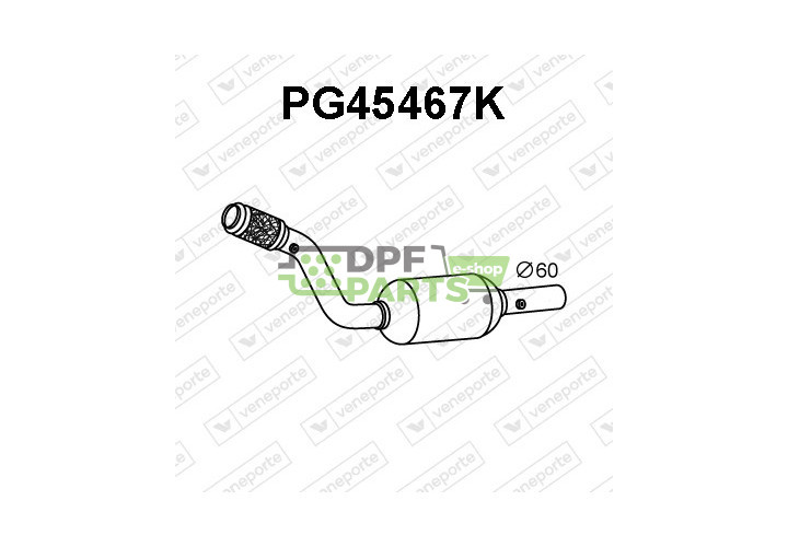 Katalizator PEUGEOT - 1705HH 1705QC 1705QF